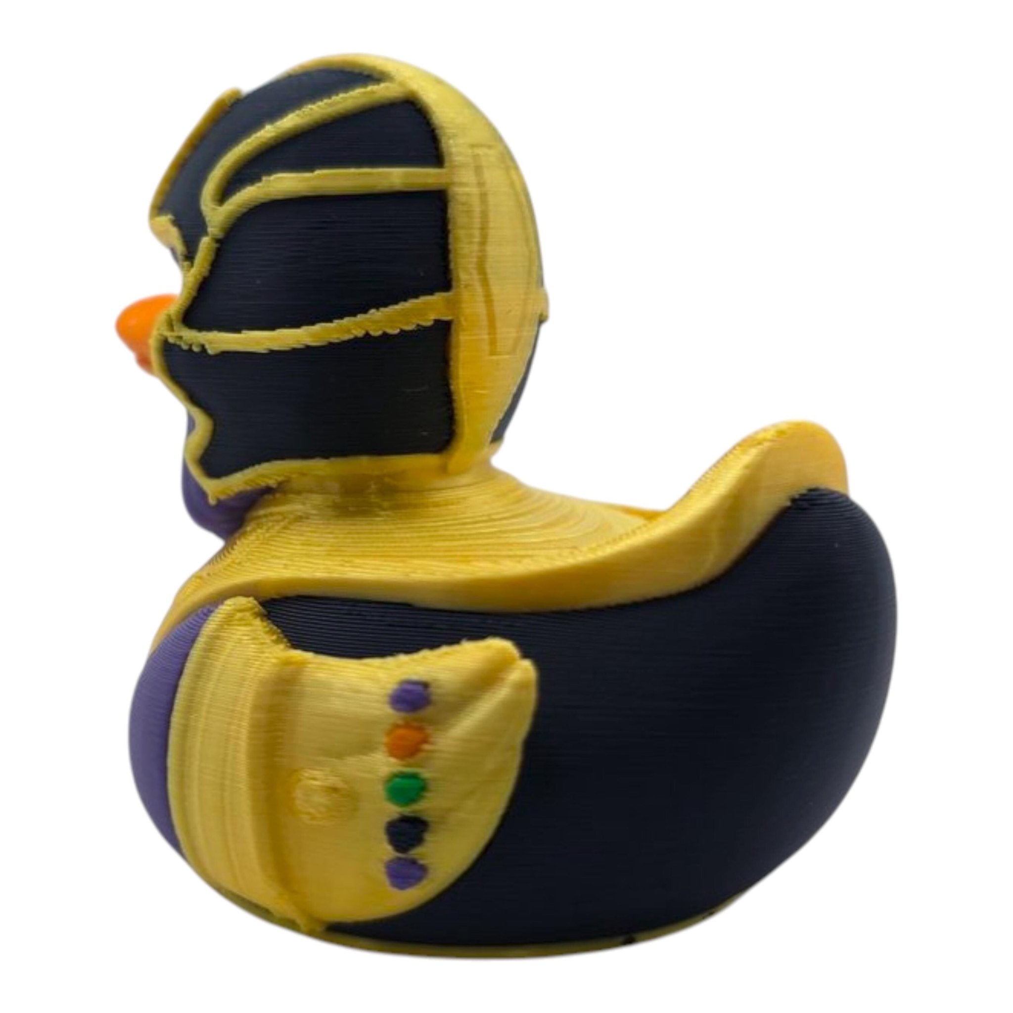 Thanos inspired Duck 3D Printed Marvel Collectible Figurine Statue Superhero Fan Desk Ornament Office Display - JM Designs