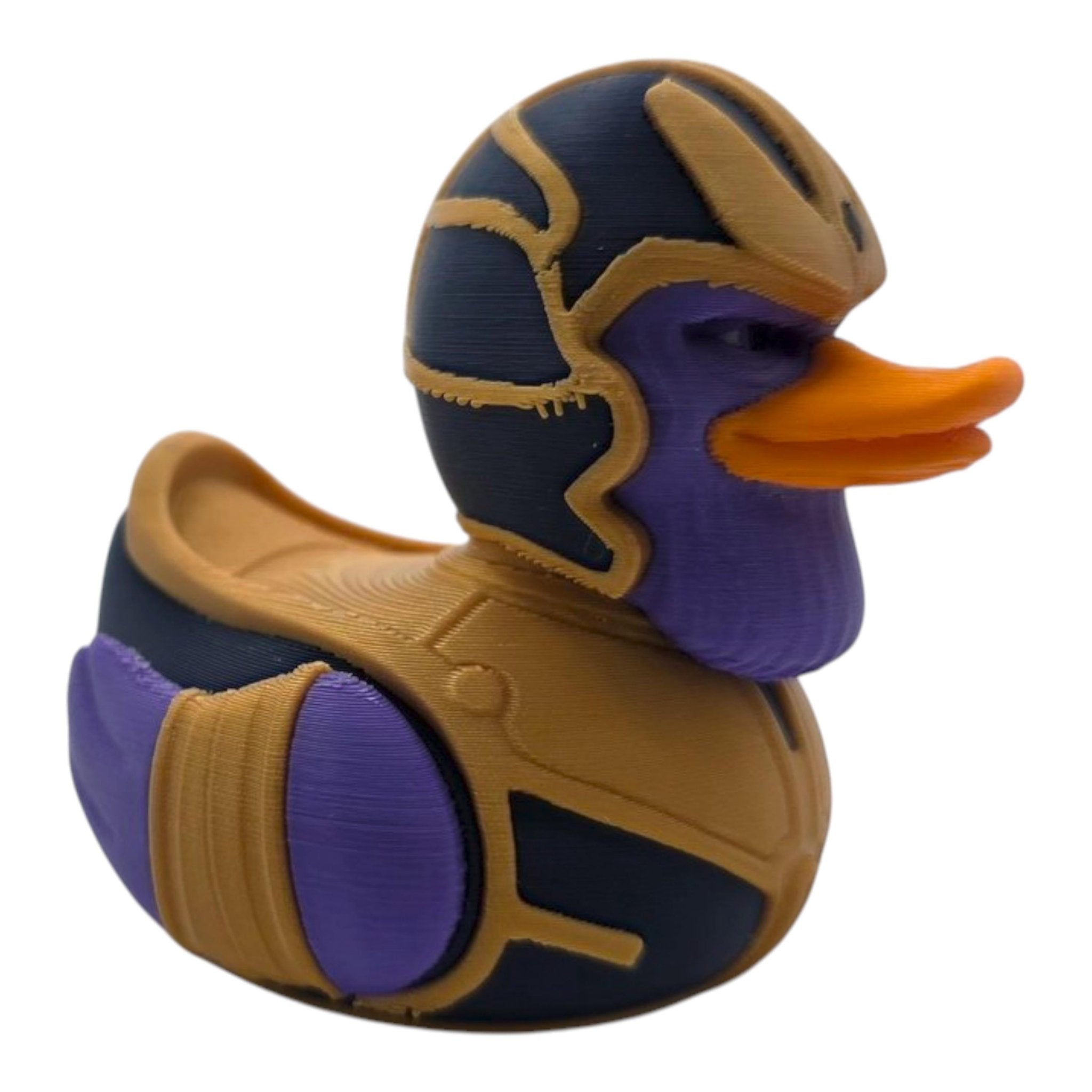 Thanos inspired Duck 3D Printed Marvel Collectible Figurine Statue Superhero Fan Desk Ornament Office Display - JM Designs