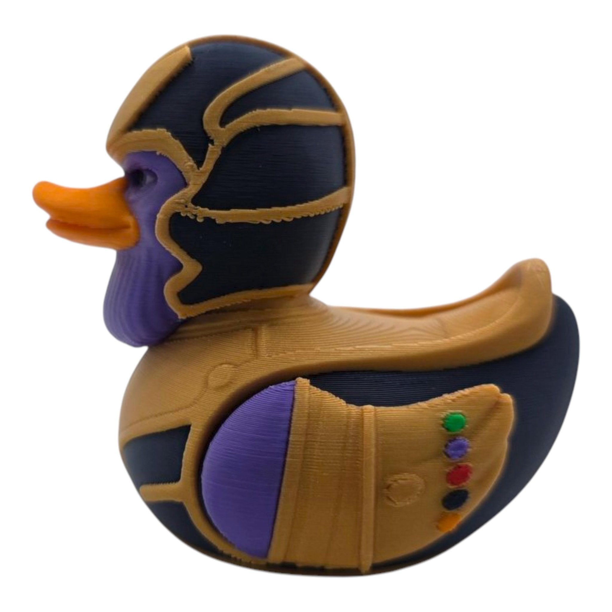 Thanos inspired Duck 3D Printed Marvel Collectible Figurine Statue Superhero Fan Desk Ornament Office Display - JM Designs