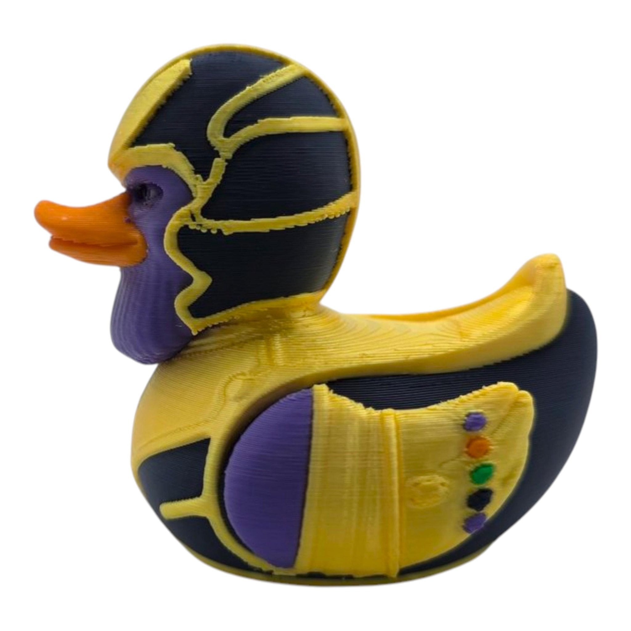 Thanos inspired Duck 3D Printed Marvel Collectible Figurine Statue Superhero Fan Desk Ornament Office Display - JM Designs