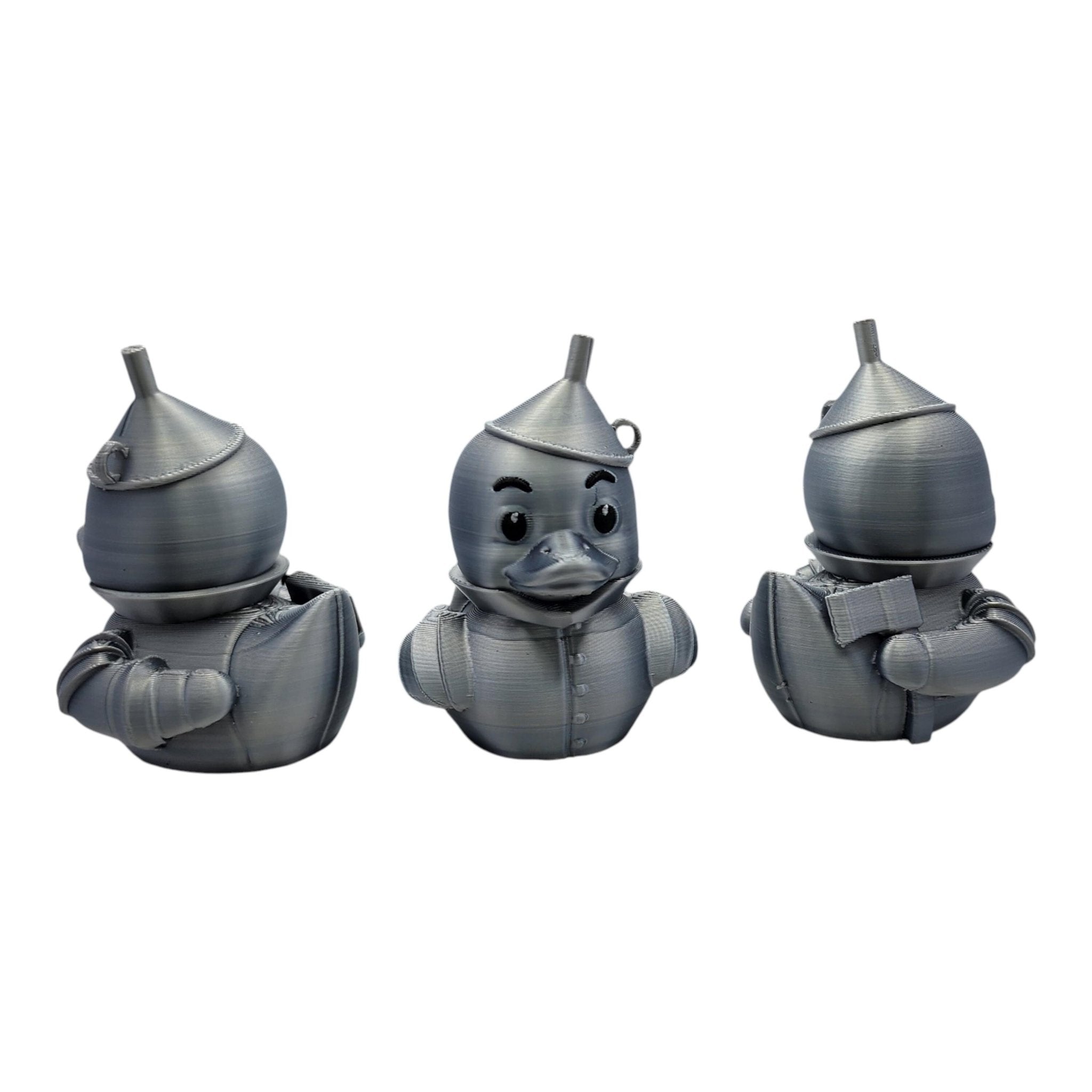 Tin Man Inspired Duck Desk Display Item Collection Movie Character Figurine Emerald City Story - JM Designs