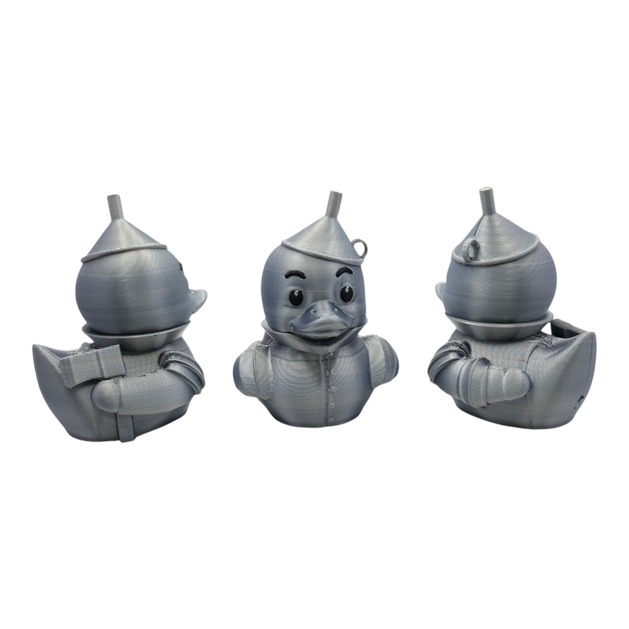 Tin Man Inspired Duck Desk Display Item Collection Movie Character Figurine Emerald City Story - JM Designs