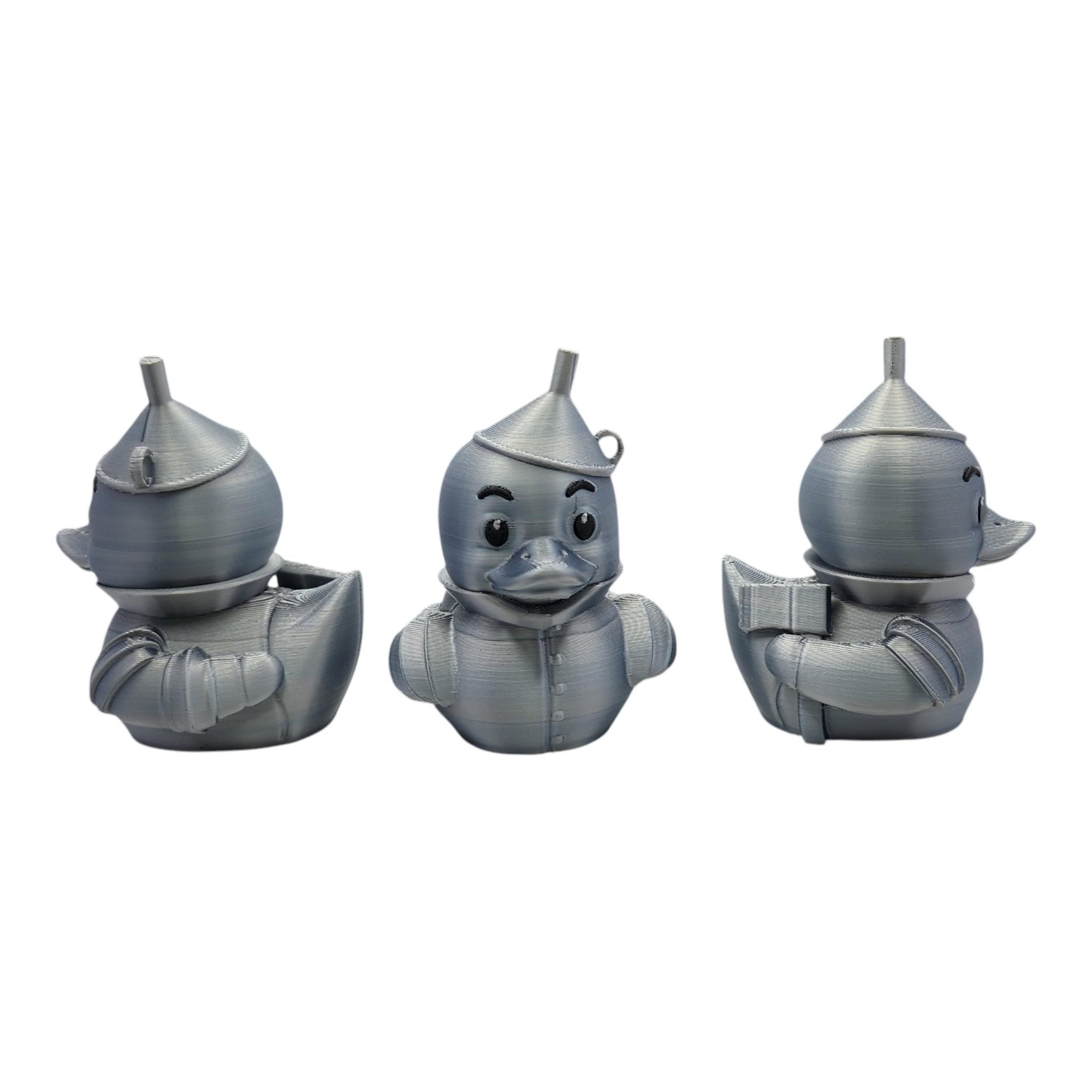 Tin Man Inspired Duck Desk Display Item Collection Movie Character Figurine Emerald City Story - JM Designs