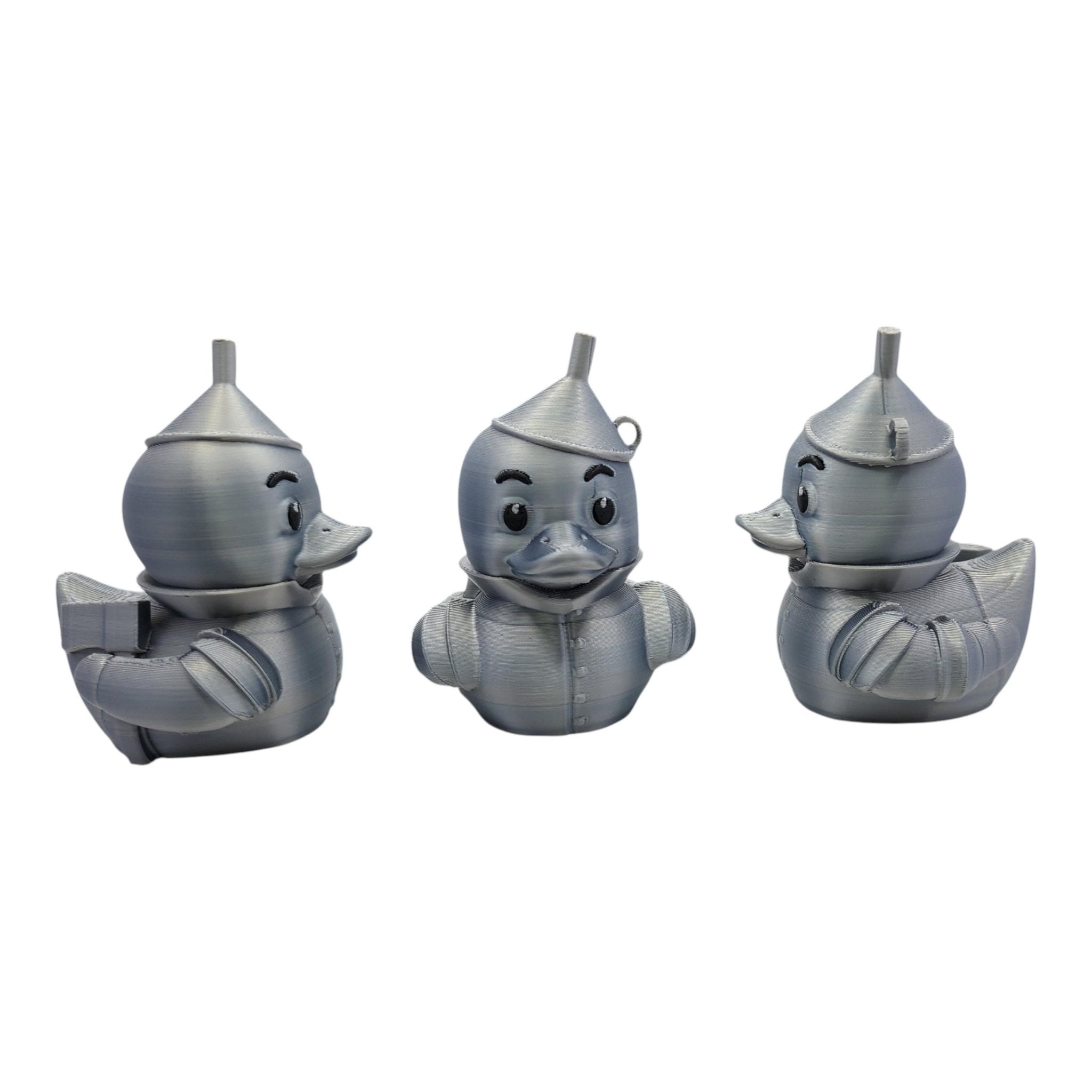 Tin Man Inspired Duck Desk Display Item Collection Movie Character Figurine Emerald City Story - JM Designs