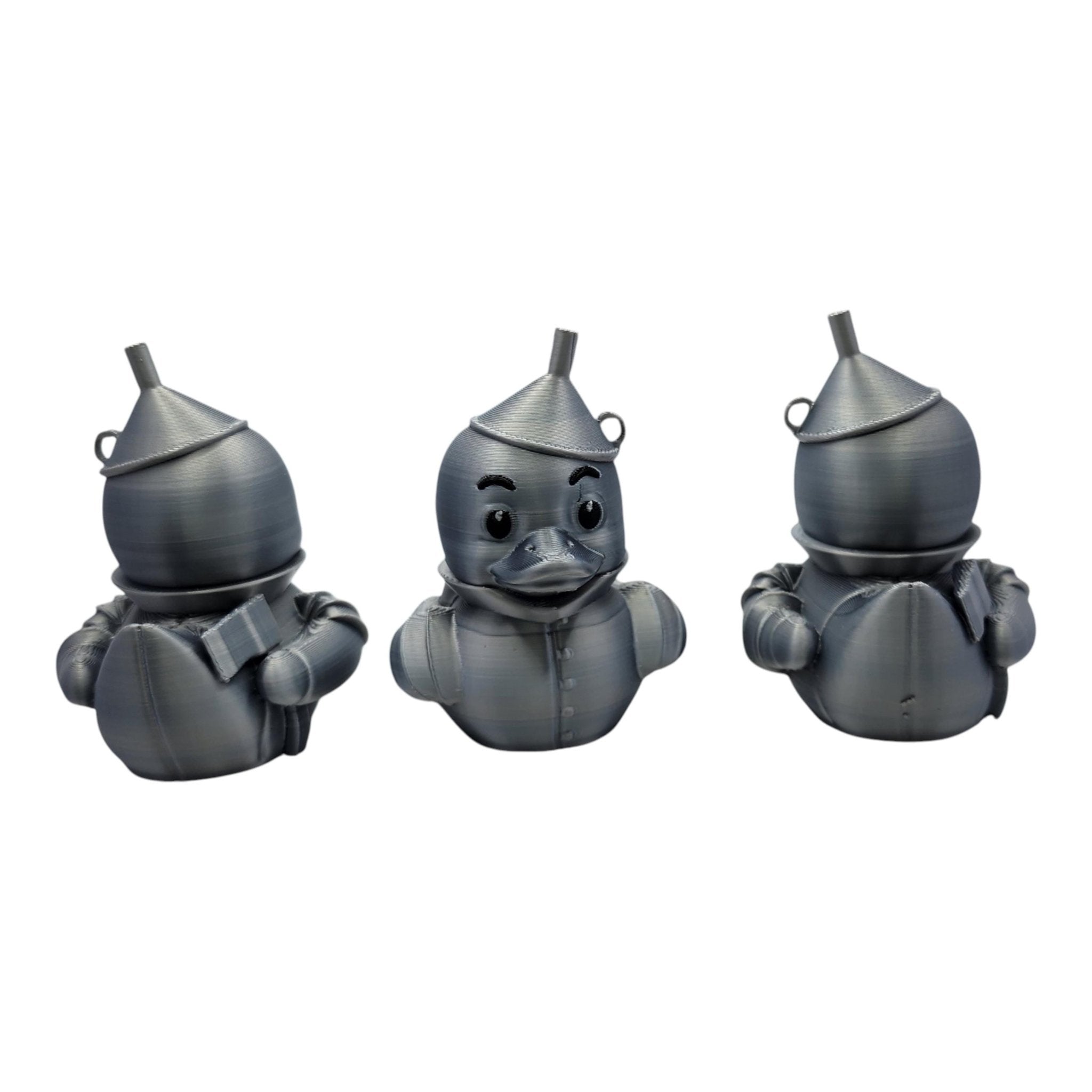 Tin Man Inspired Duck Desk Display Item Collection Movie Character Figurine Emerald City Story - JM Designs
