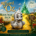 Tin Man Inspired Duck Desk Display Item Collection Movie Character Figurine Emerald City Story - JM Designs