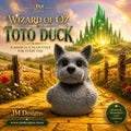 Toto Inspired Dog Duck Bath Toy Shelf Decoration Item Collection Movie Character Figurine Set Fantasy Gift Emerald City Story - JM Designs