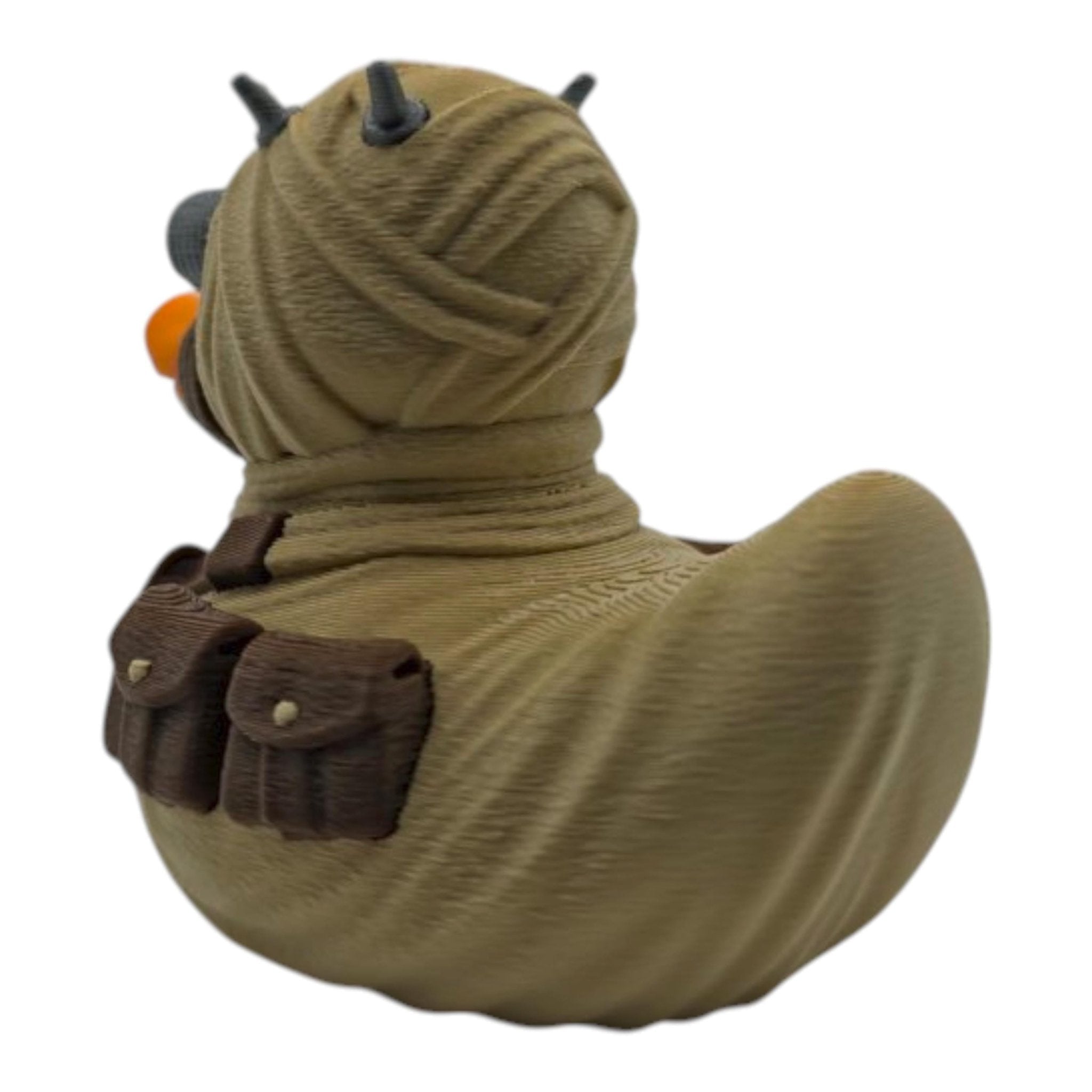 Tusken Raider Inspired Star Wars Duck Collectible Handmade Figurine Desk Decoration Display Item Cruise - JM Designs