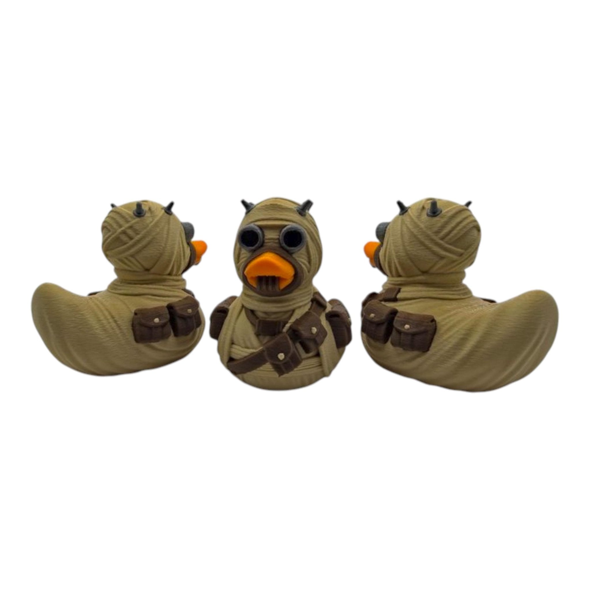 Tusken Raider Inspired Star Wars Duck Collectible Handmade Figurine Desk Decoration Display Item Cruise - JM Designs