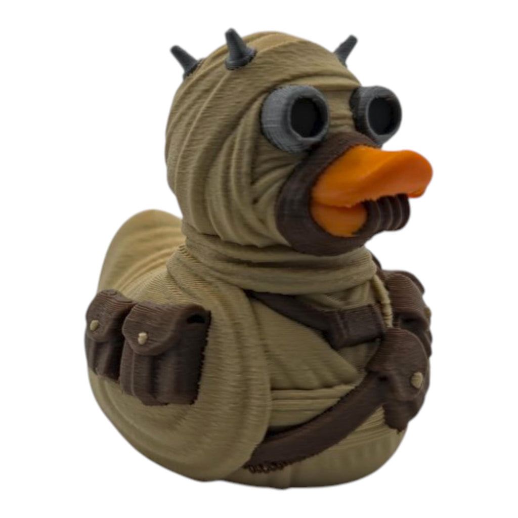 Tusken Raider Inspired Star Wars Duck Collectible Handmade Figurine Desk Decoration Display Item Cruise - JM Designs