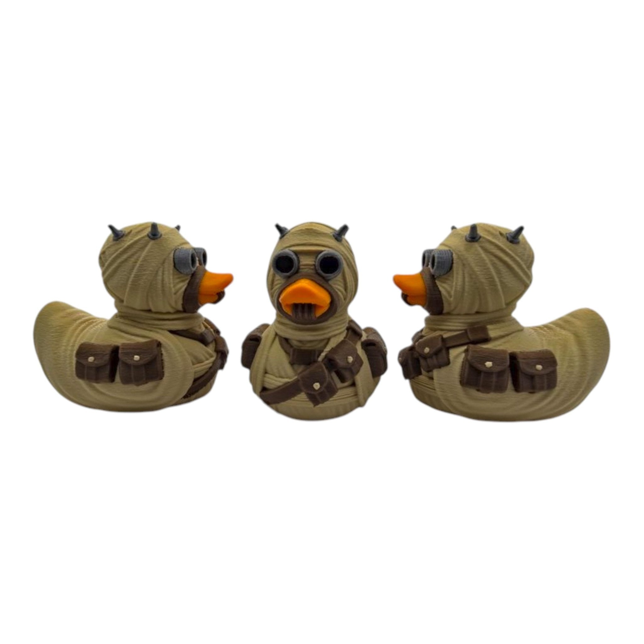 Tusken Raider Inspired Star Wars Duck Collectible Handmade Figurine Desk Decoration Display Item Cruise - JM Designs