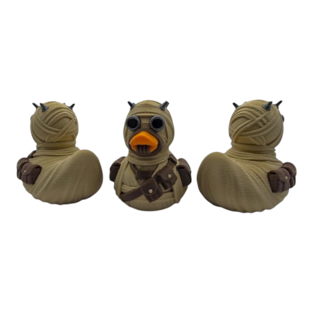 Tusken Raider Inspired Star Wars Duck Collectible Handmade Figurine Desk Decoration Display Item Cruise - JM Designs