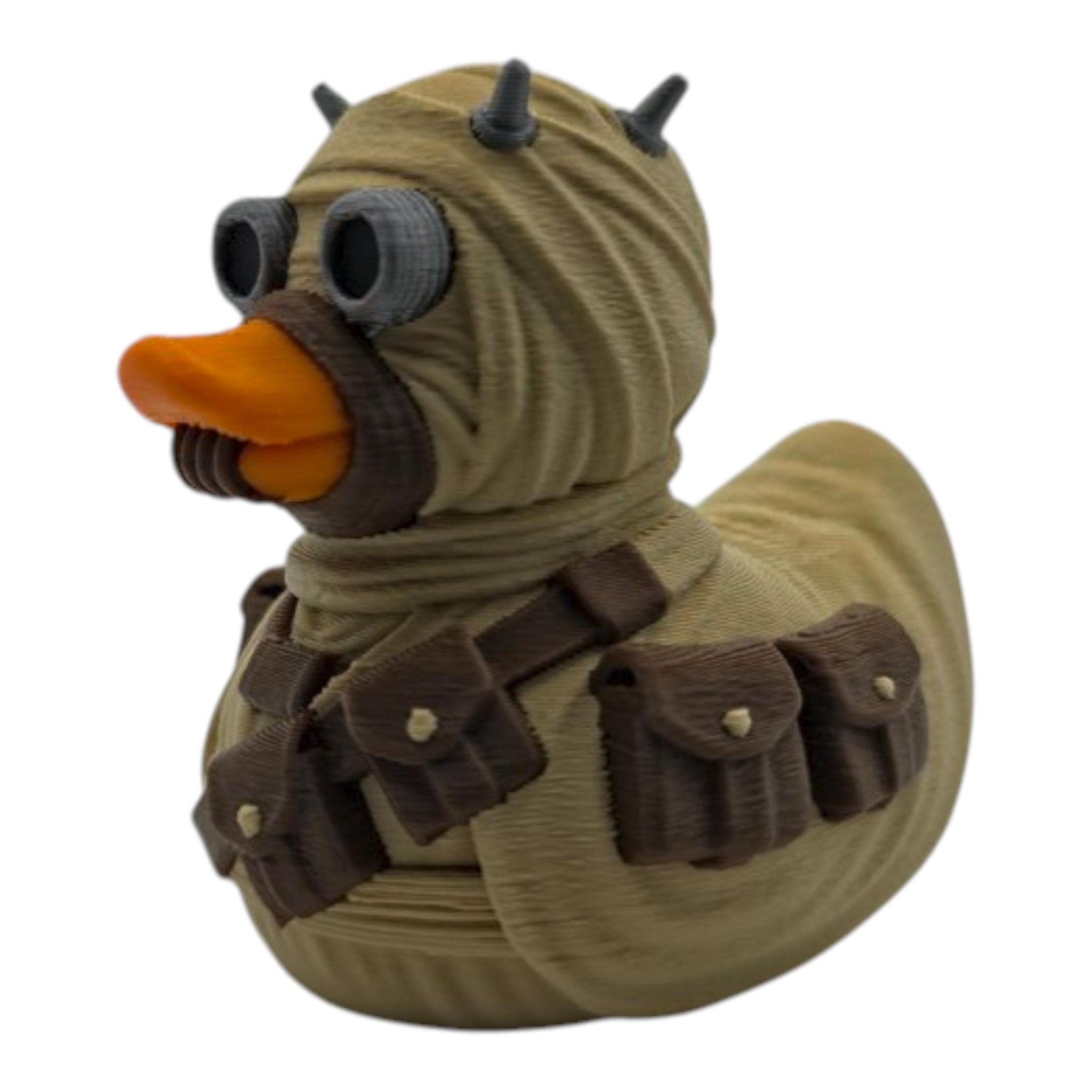 Tusken Raider Inspired Star Wars Duck Collectible Handmade Figurine Desk Decoration Display Item Cruise - JM Designs