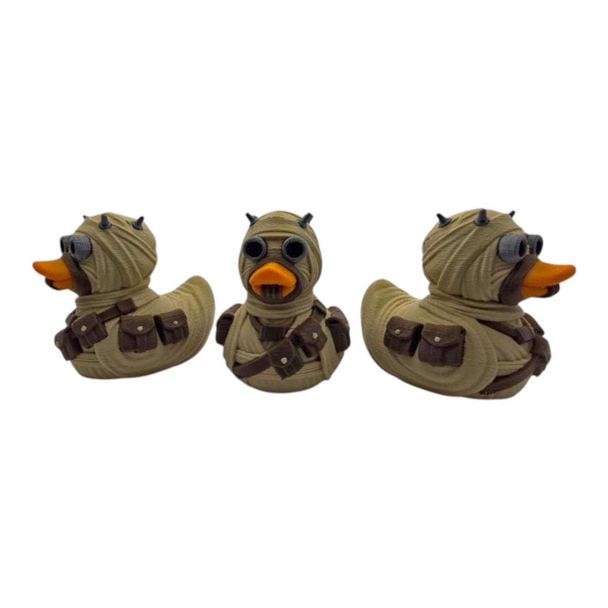 Tusken Raider Inspired Star Wars Duck Collectible Handmade Figurine Desk Decoration Display Item Cruise - JM Designs