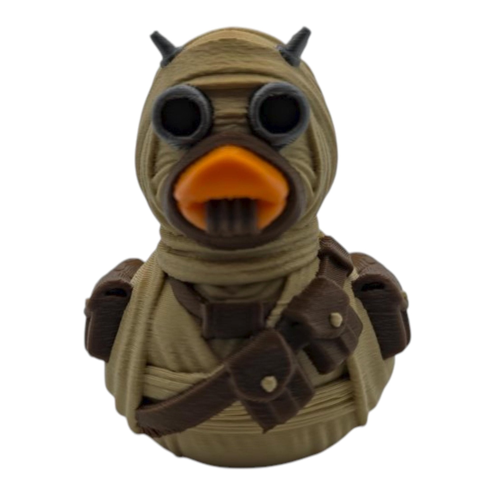 Tusken Raider Inspired Star Wars Duck Collectible Handmade Figurine Desk Decoration Display Item Cruise - JM Designs
