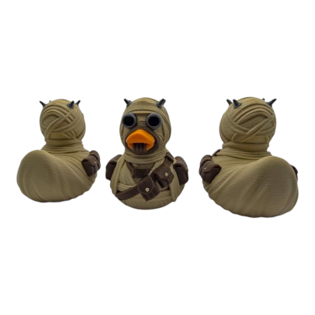 Tusken Raider Inspired Star Wars Duck Collectible Handmade Figurine Desk Decoration Display Item Cruise - JM Designs