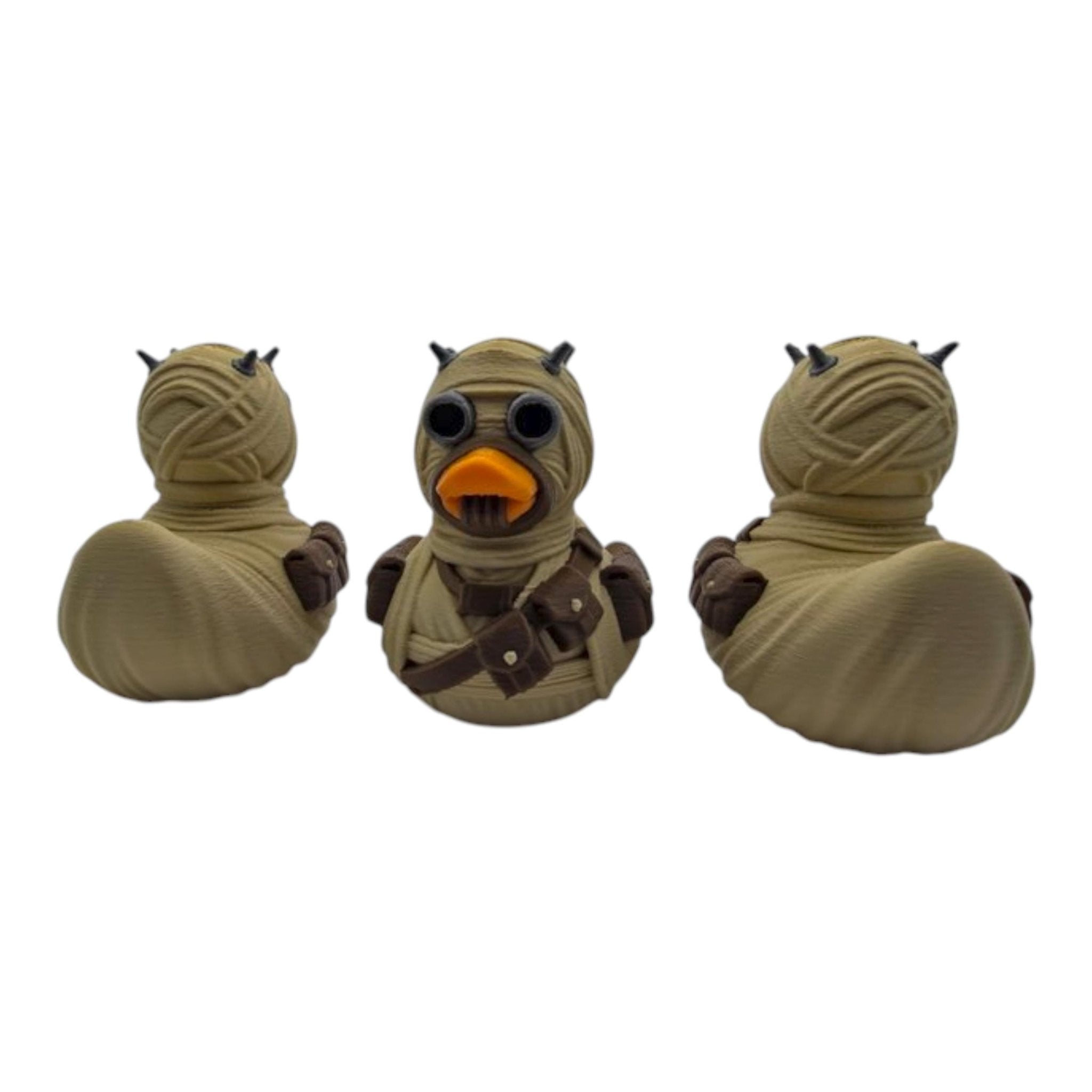 Tusken Raider Inspired Star Wars Duck Collectible Handmade Figurine Desk Decoration Display Item Cruise - JM Designs