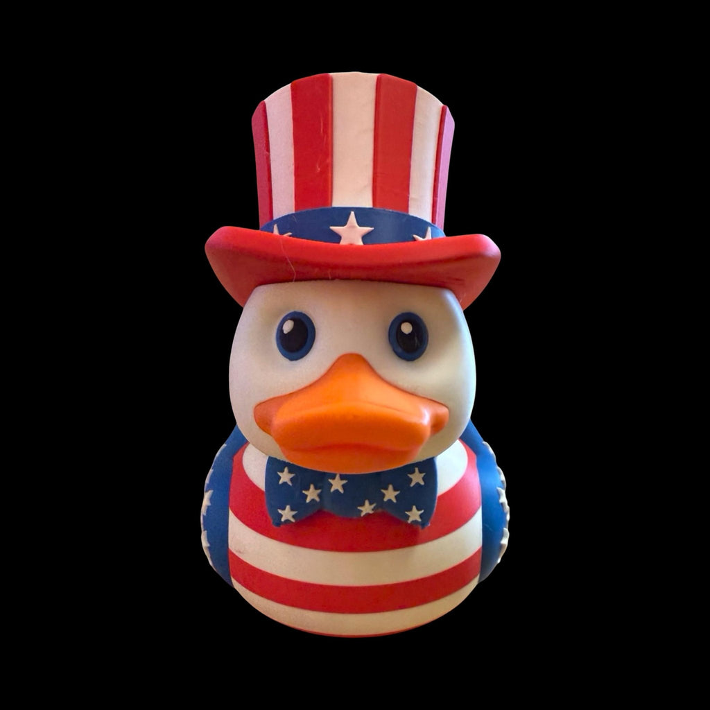 Uncle Sam Duck Patriotic Ducking America Display USA Decoration Adorable 4th July Decor - JM Designs