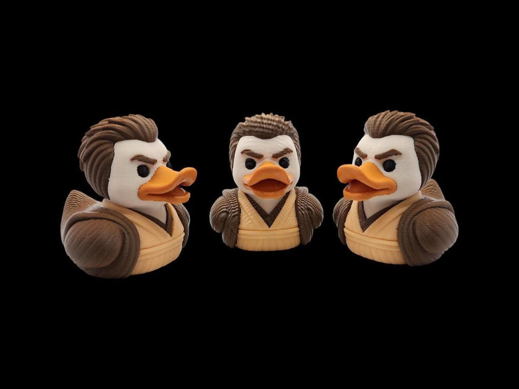 Vehicle Accessory: Obi-Wan Inspired Duck Car Decoration for Dash Mount Display - JM Designs