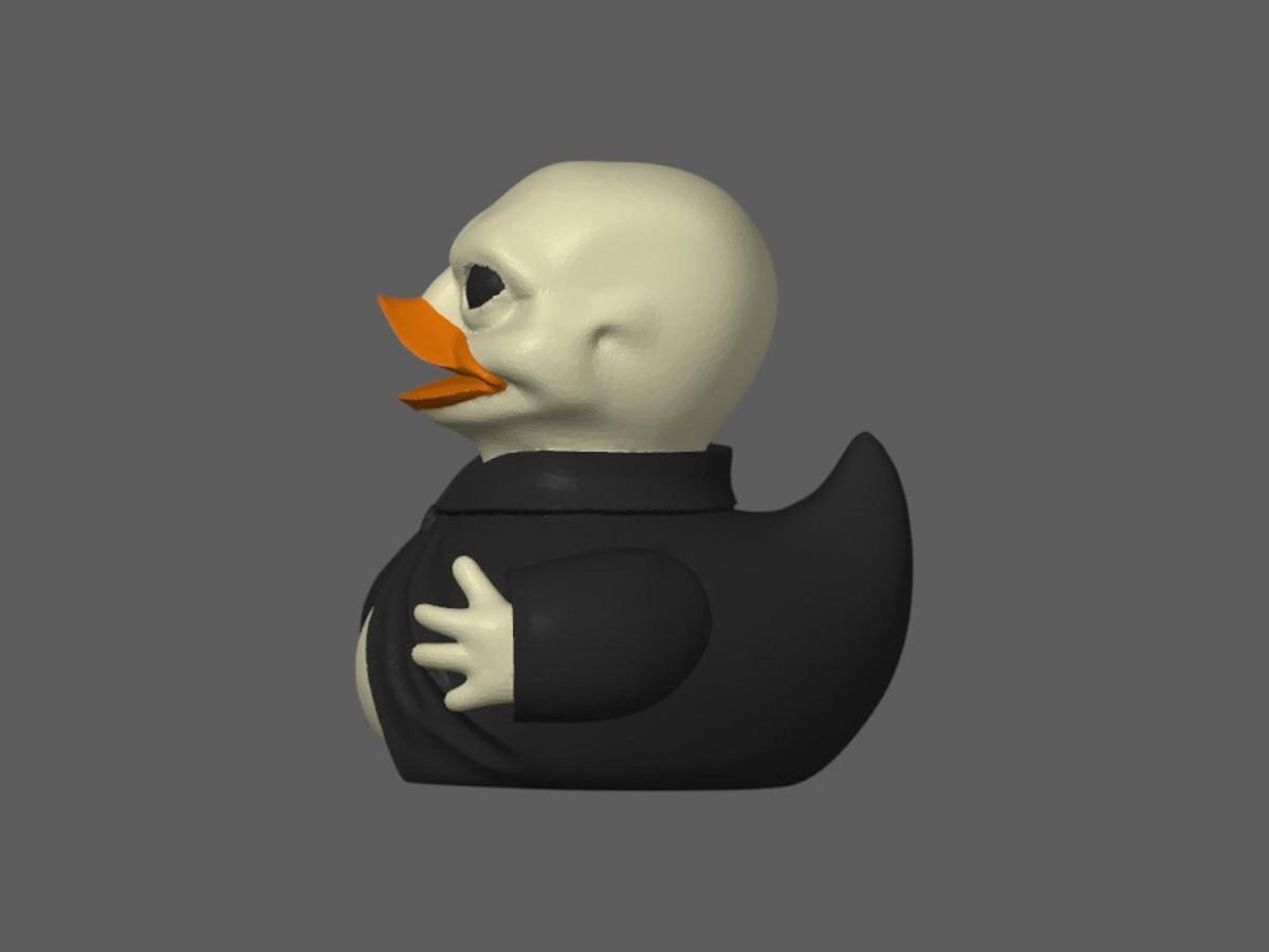 Voldemort Duck Figure, 3D Printed Collectible with Wizard Theme - JM Designs