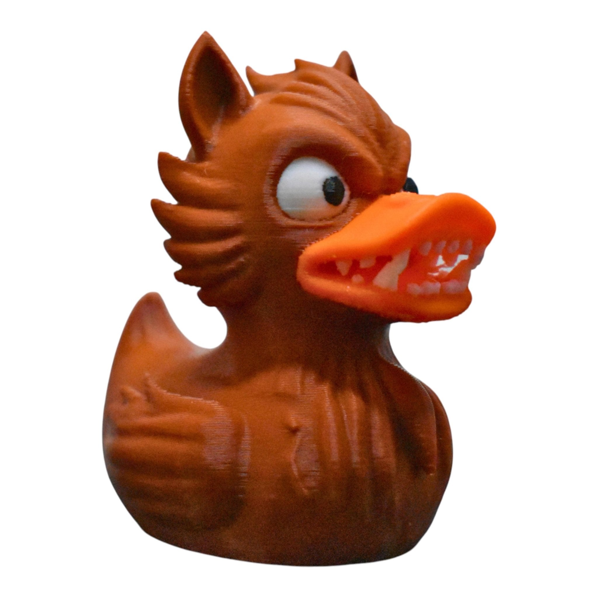 Werewolf Duck Monster Wolf Black, Brown or Grey Dashboard Buddy 3D Printed - JM Designs