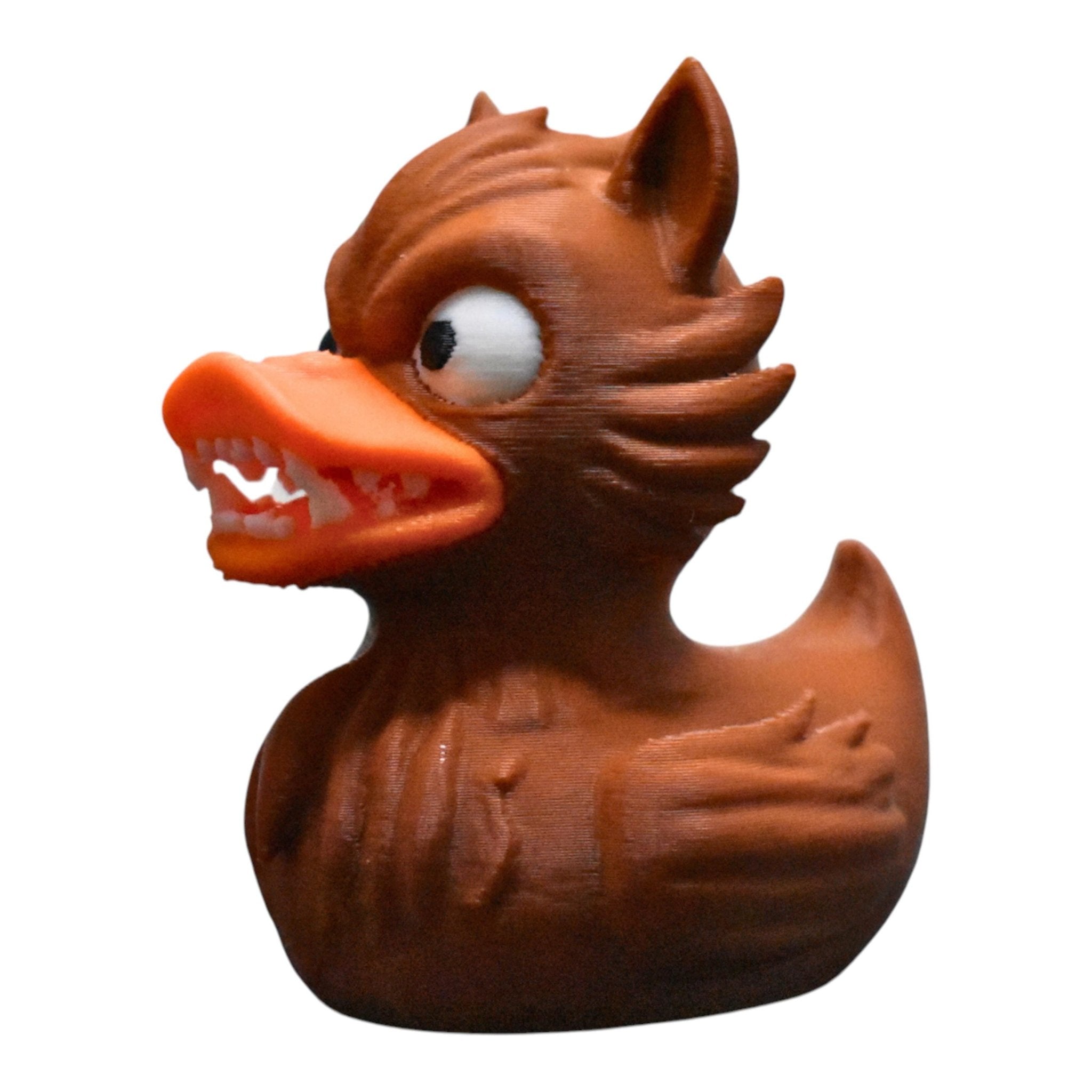 Werewolf Duck Monster Wolf Black, Brown or Grey Dashboard Buddy 3D Printed - JM Designs