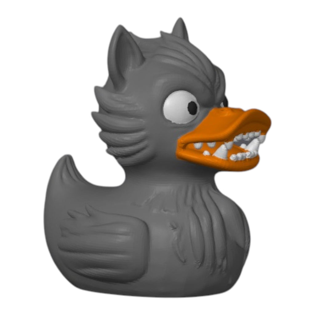 Werewolf Duck Monster Wolf Black, Brown or Grey Dashboard Buddy 3D Printed - JM Designs