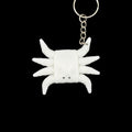 White Crab Towel Anima Keychain Accessory Beach Theme Nautical Bag Charm Cruise Line Souvenir - JM Designs