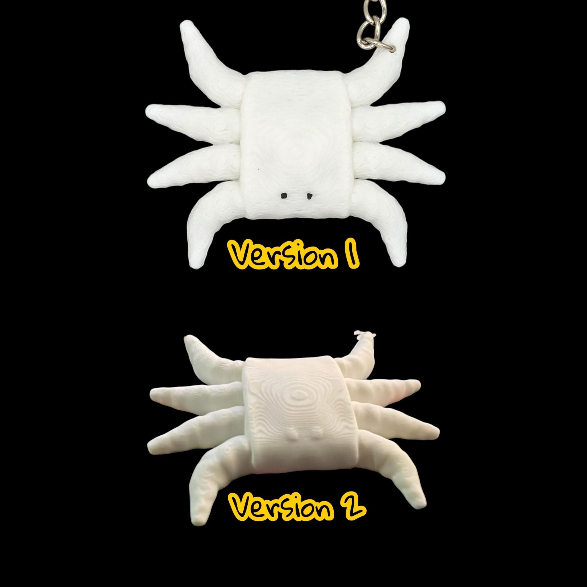 White Crab Towel Anima Keychain Accessory Beach Theme Nautical Bag Charm Cruise Line Souvenir - JM Designs