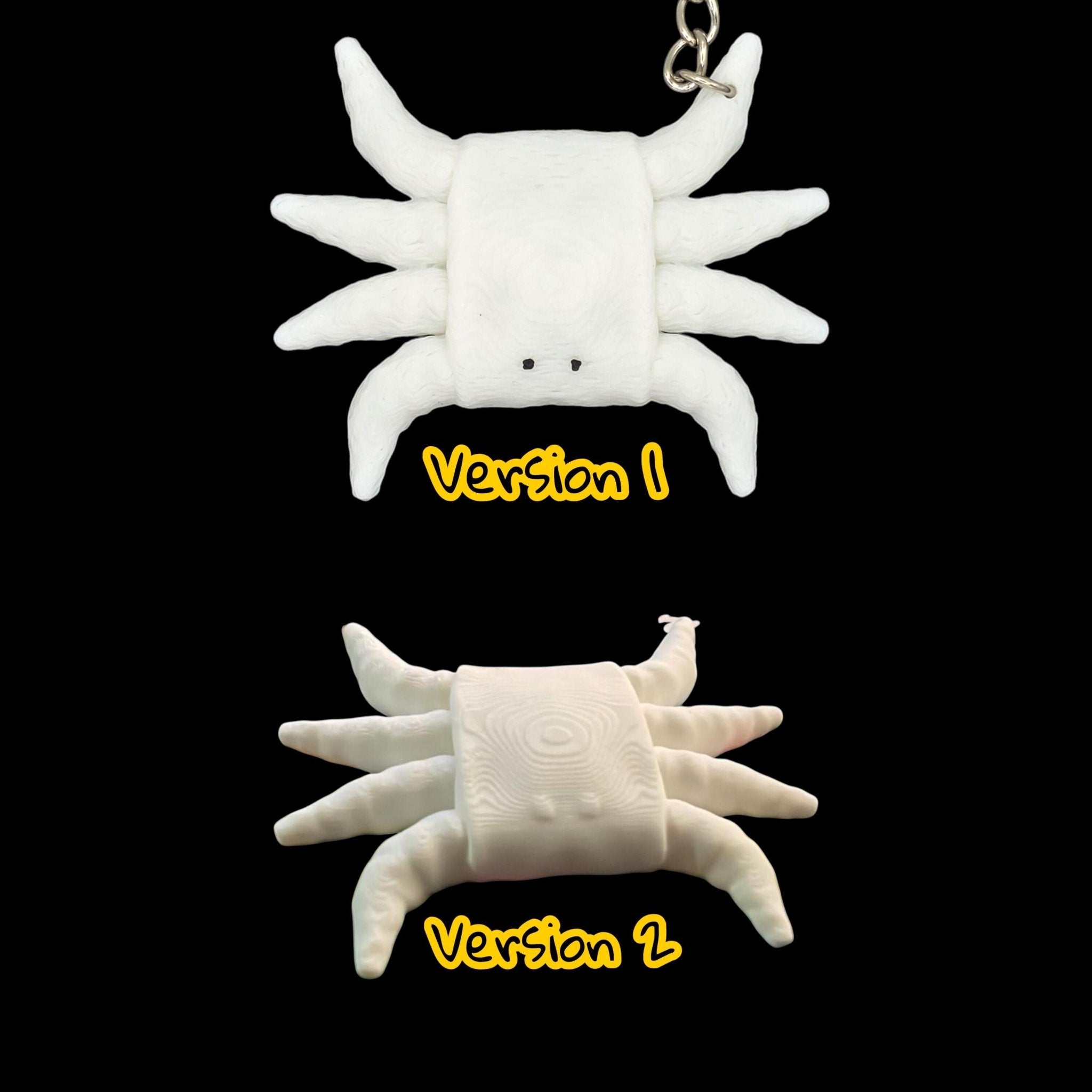 White Crab Towel Anima Keychain Accessory Beach Theme Nautical Bag Charm Cruise Line Souvenir - JM Designs