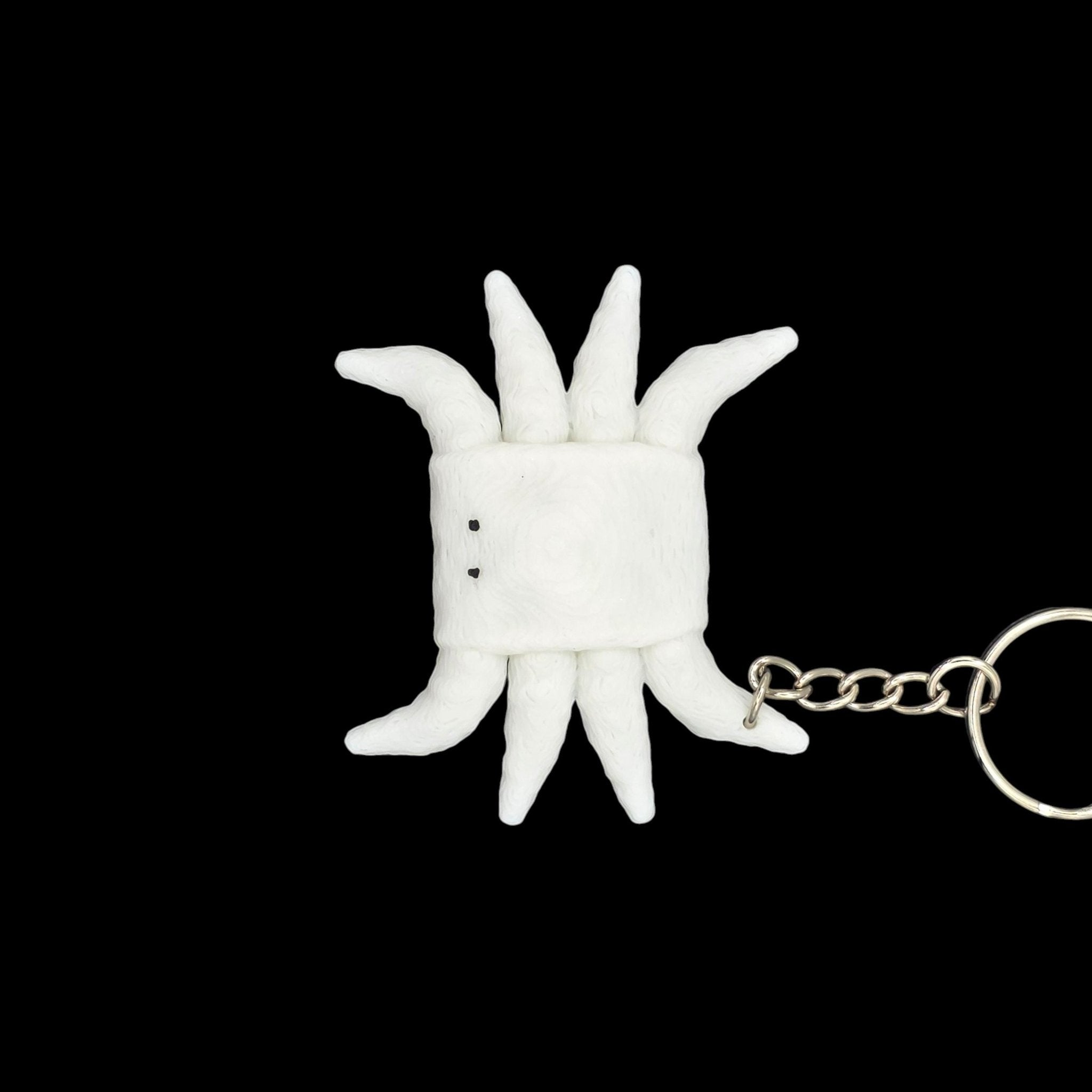 White Crab Towel Anima Keychain Accessory Beach Theme Nautical Bag Charm Cruise Line Souvenir - JM Designs