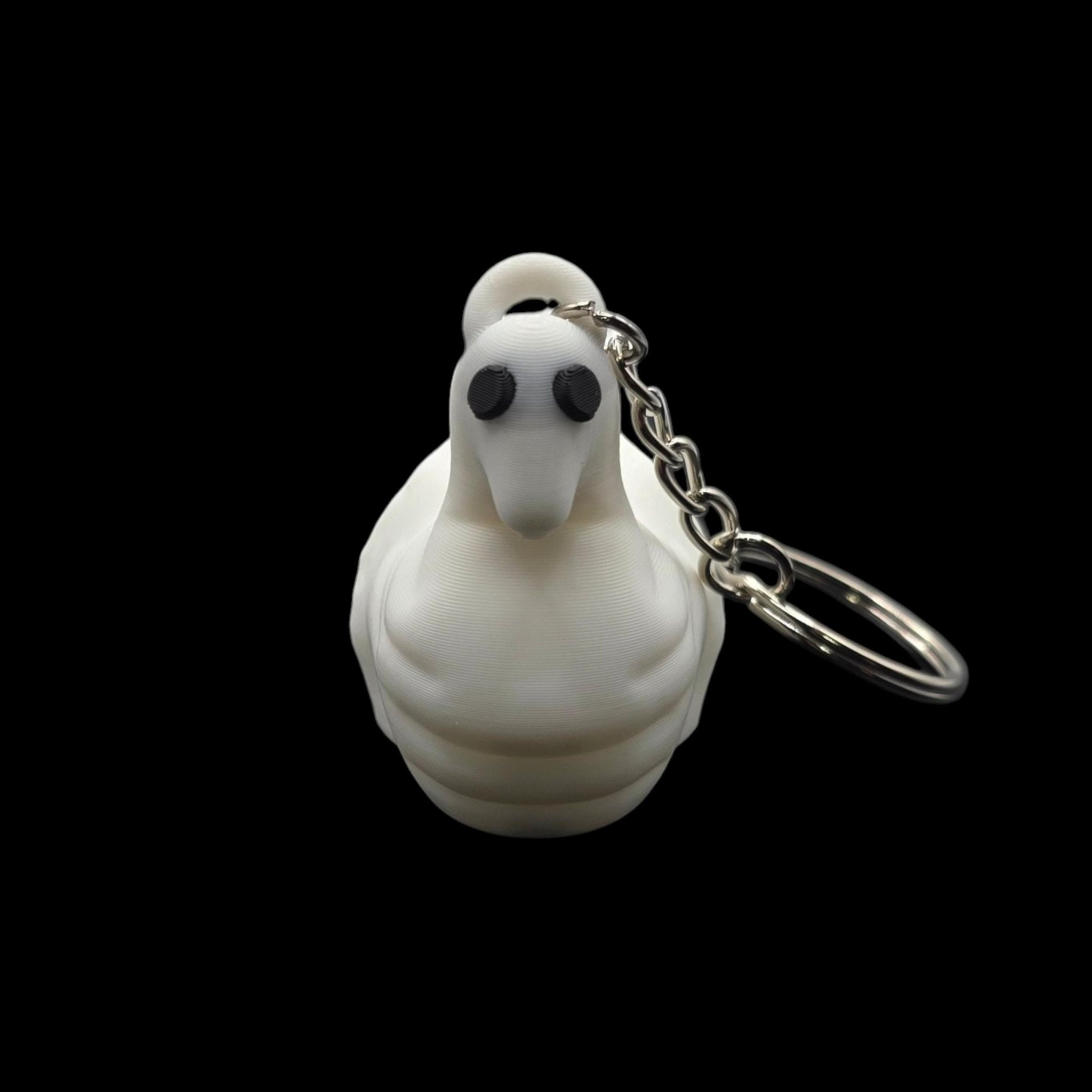 White Duck Towel Animal Keychain Cruise Souvenir Charm Collectible Travel Accessory Bag Decoration - JM Designs