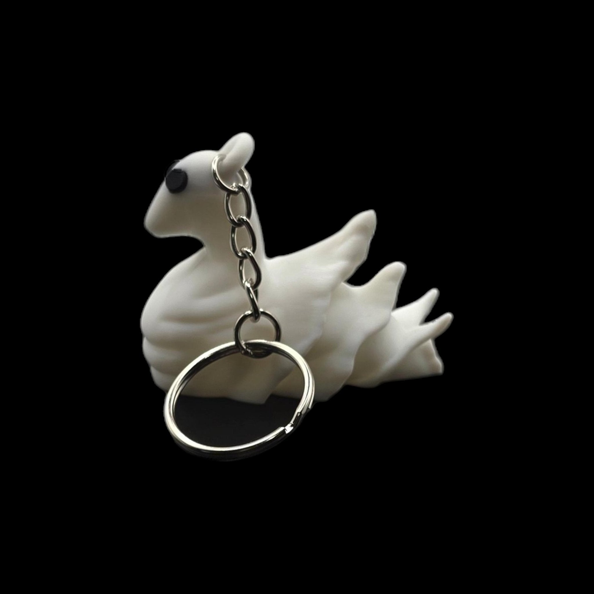 White Duck Towel Animal Keychain Cruise Souvenir Charm Collectible Travel Accessory Bag Decoration - JM Designs