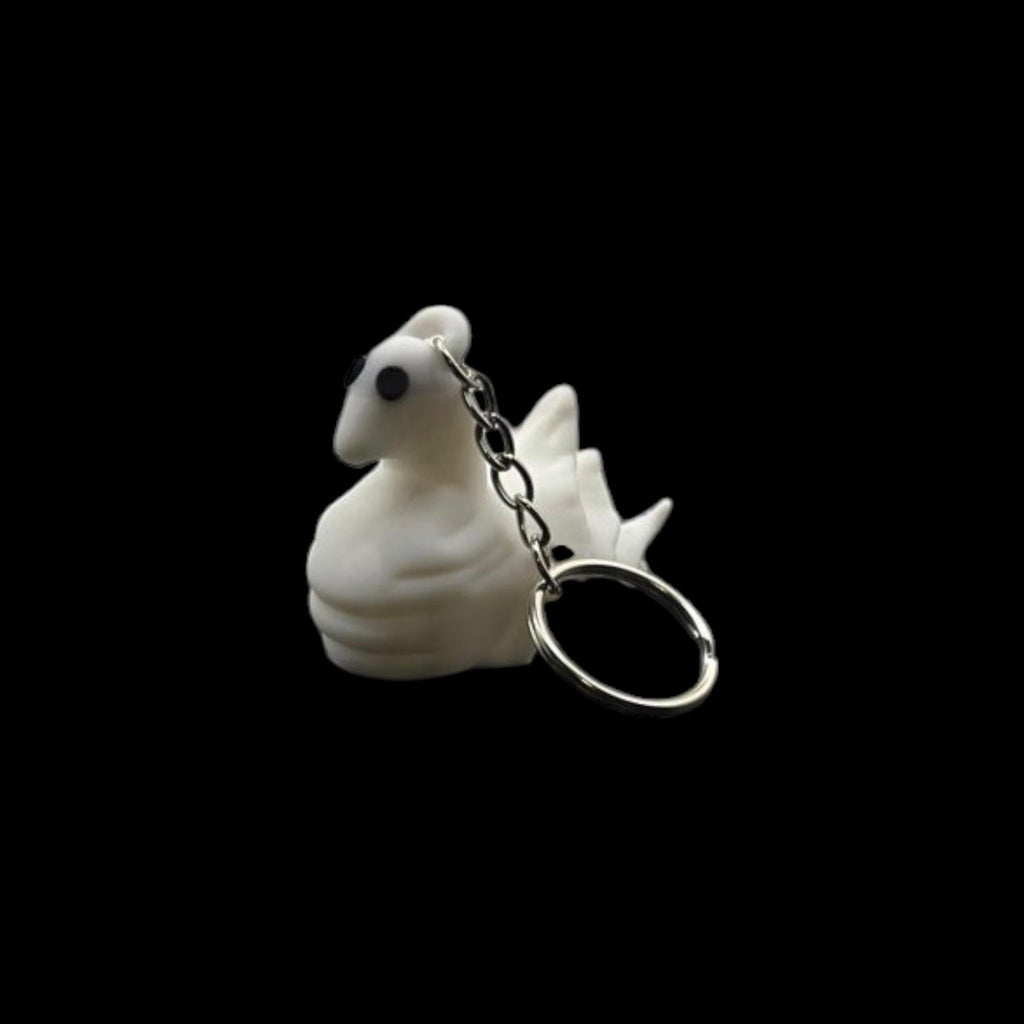 White Duck Towel Animal Keychain Cruise Souvenir Charm Collectible Travel Accessory Bag Decoration - JM Designs