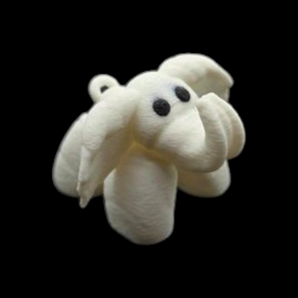 White Elephant Towel Animal Keychain Souvenir Travel Accessory Vacation Carnival Cruise Line - JM Designs