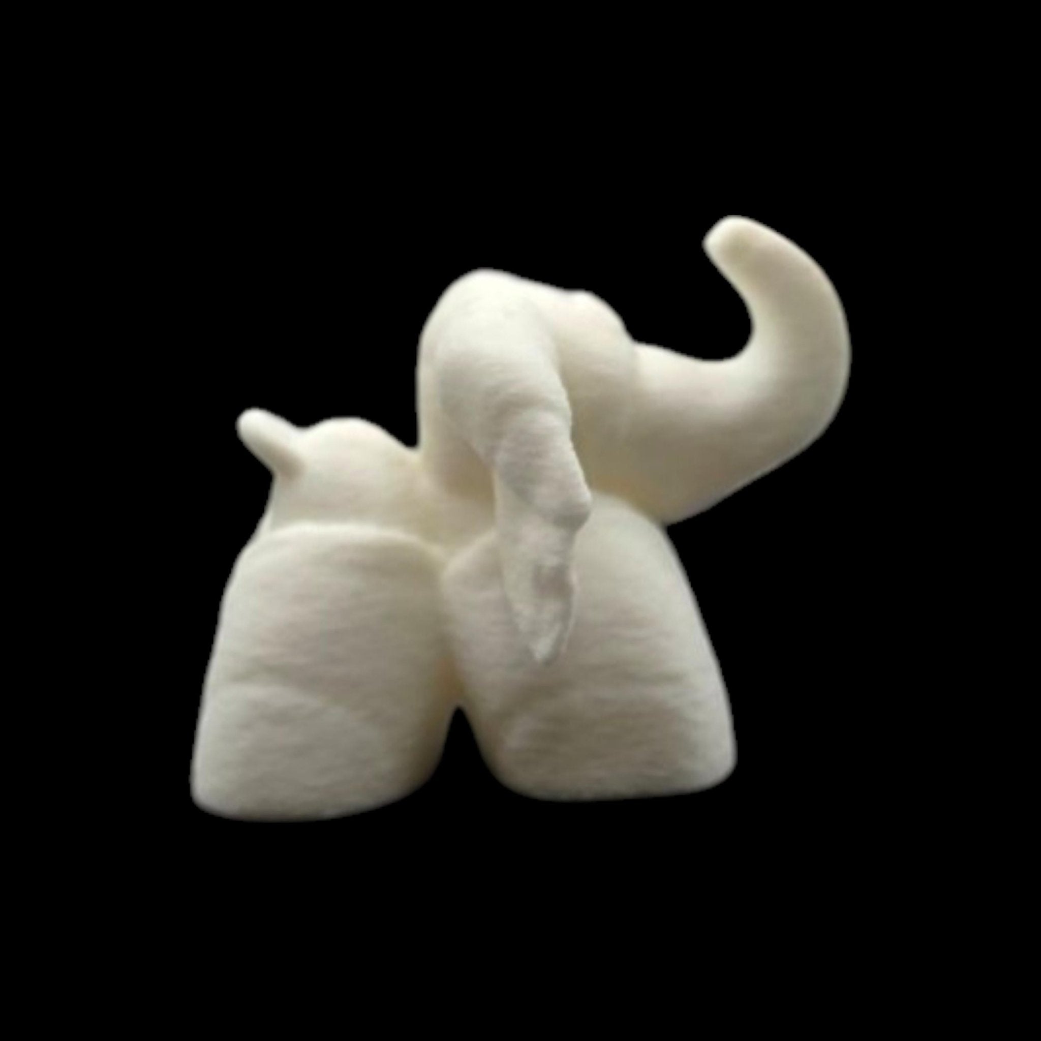 White Elephant Towel Animal Keychain Souvenir Travel Accessory Vacation Carnival Cruise Line - JM Designs