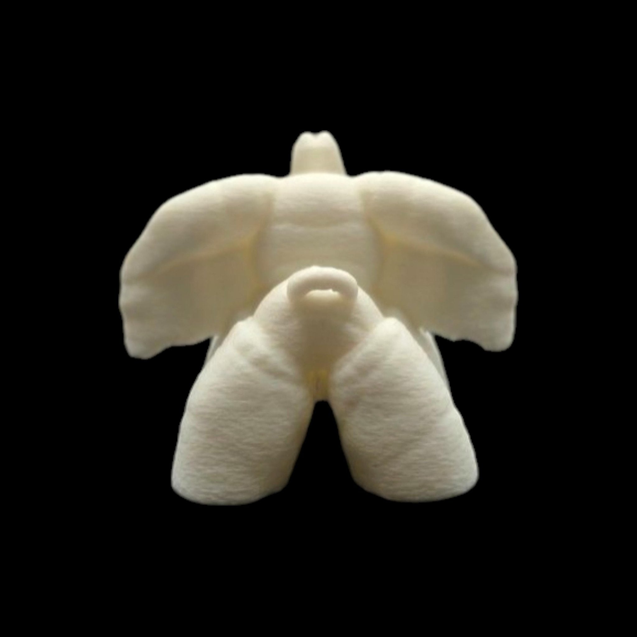 White Elephant Towel Animal Keychain Souvenir Travel Accessory Vacation Carnival Cruise Line - JM Designs