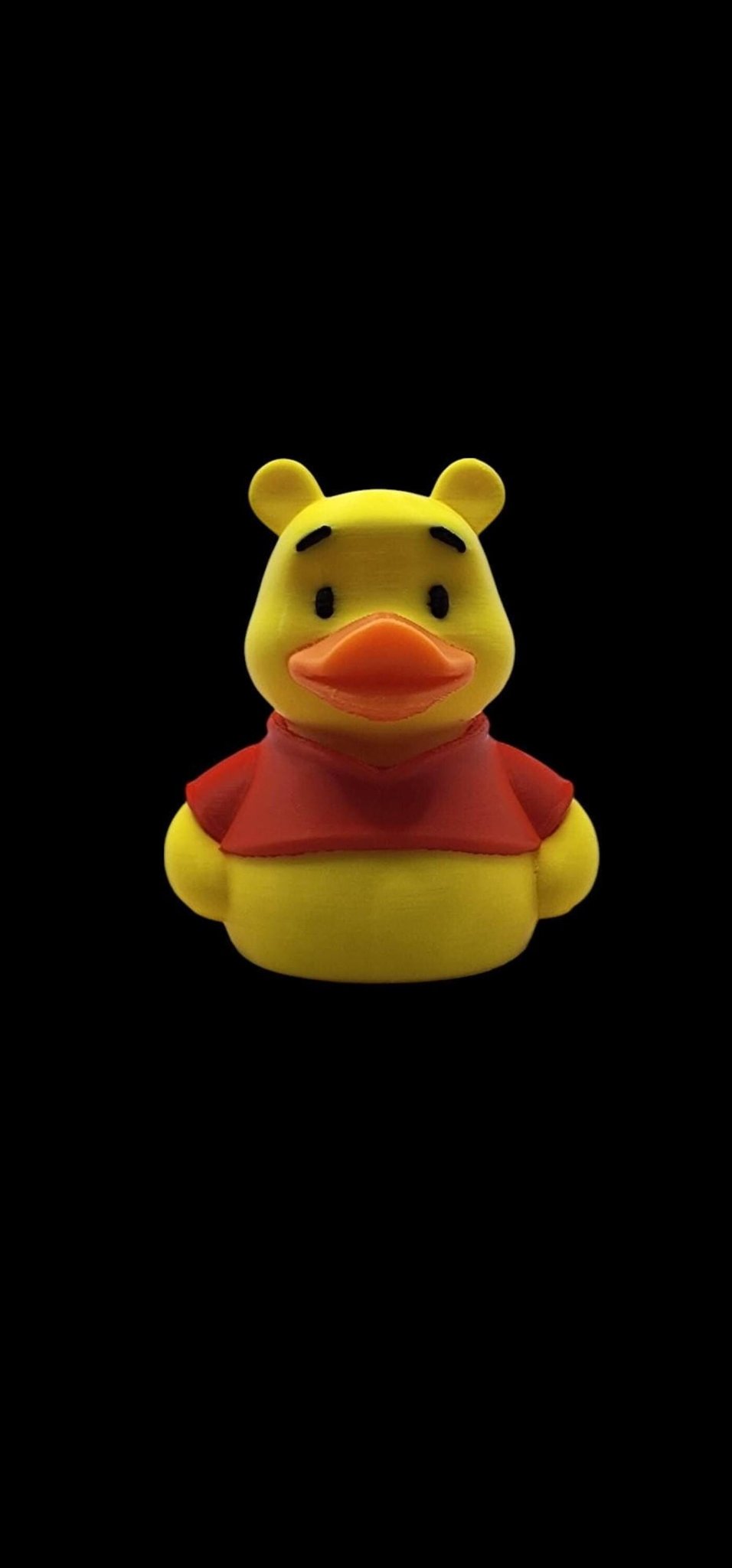 Winnie Pooh Duck Desk Ornament, 3D Printed Figure for Office Decor - JM Designs