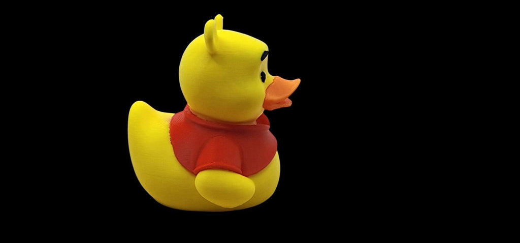 Winnie Pooh Duck Desk Ornament, 3D Printed Figure for Office Decor - JM Designs