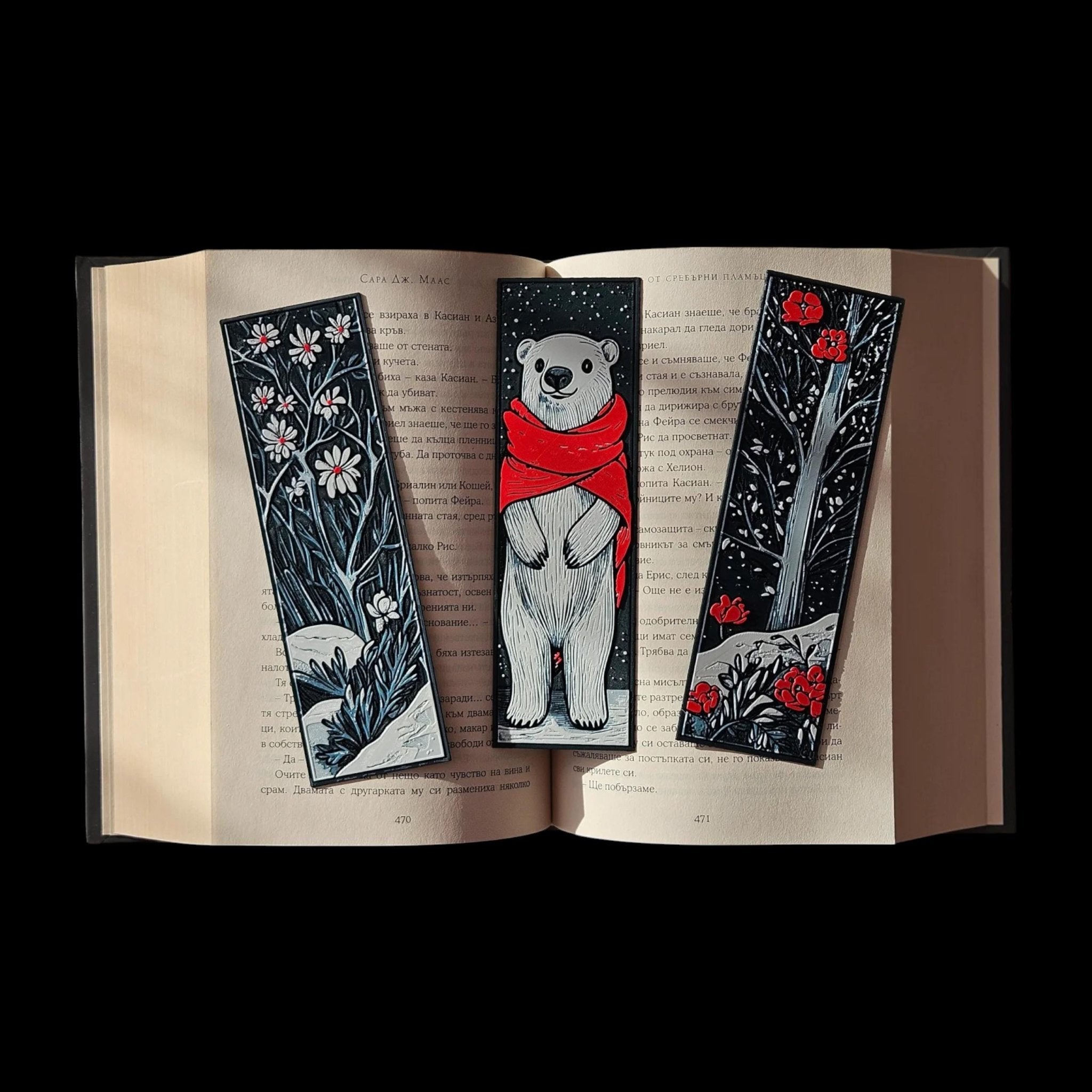 Winter Bookmark Set - JM Designs
