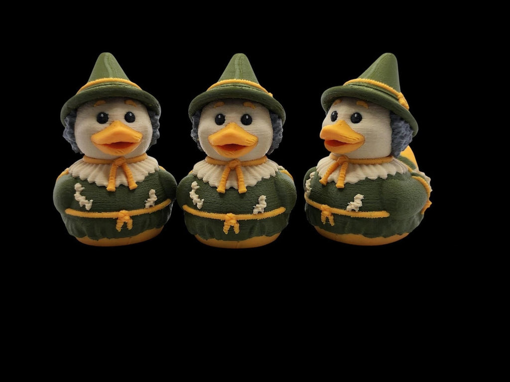 Wizard Oz Duck Scarecrow Bath Toy, 3D Printed Figure for Collectors - JM Designs
