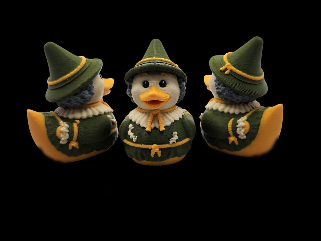 Wizard Oz Duck Scarecrow Bath Toy, 3D Printed Figure for Collectors - JM Designs