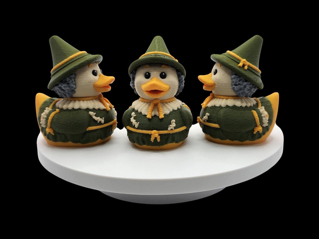 Wizard Oz Duck Scarecrow Bath Toy, 3D Printed Figure for Collectors - JM Designs