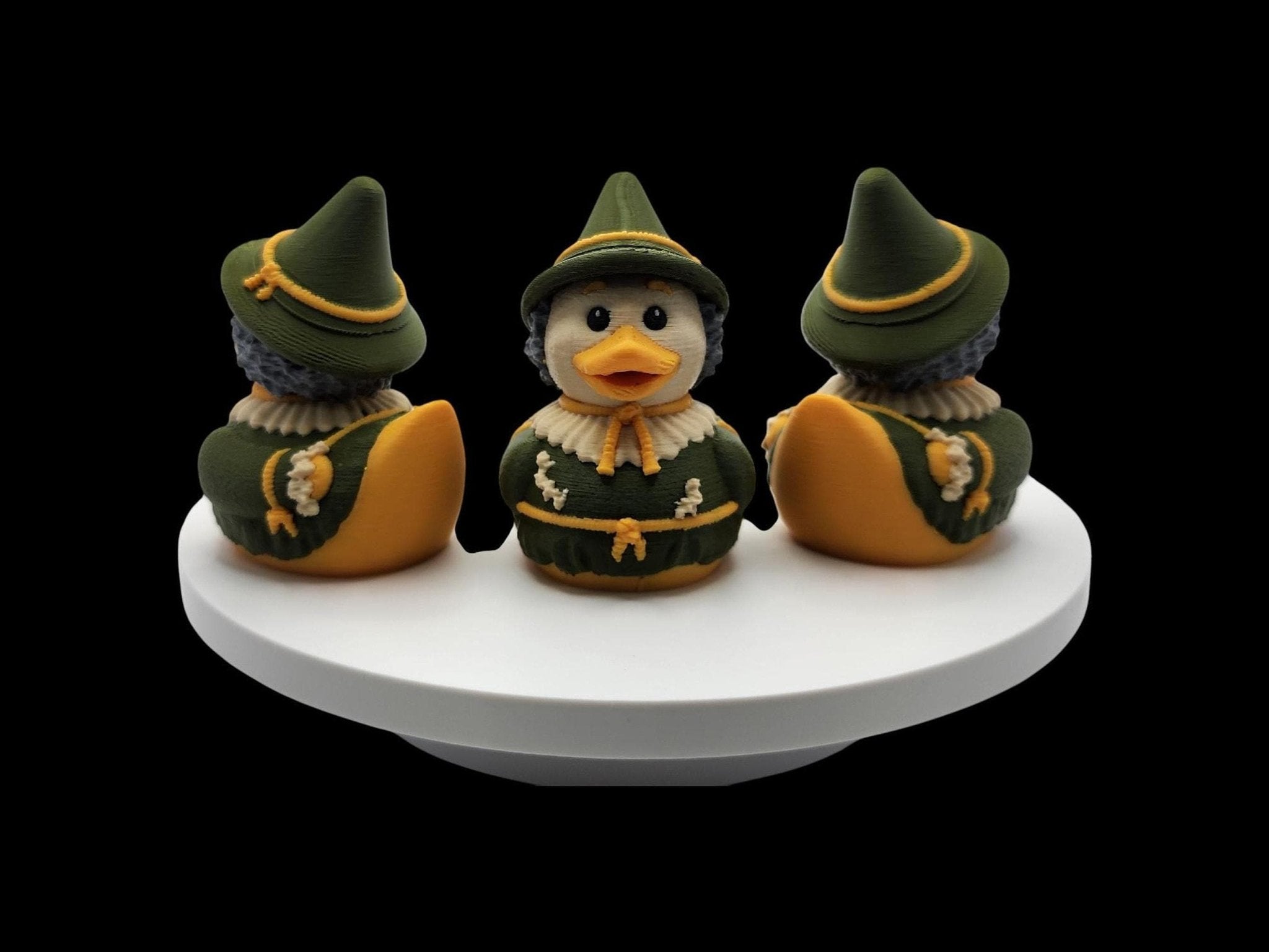 Wizard Oz Duck Scarecrow Bath Toy, 3D Printed Figure for Collectors - JM Designs