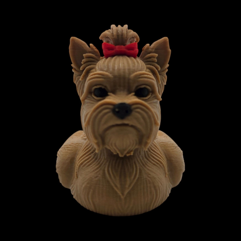 Yorkie Dog Male & Female Figurine Desk - JM Designs